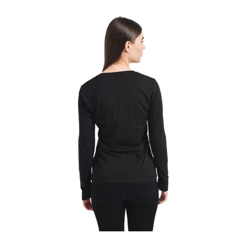 Long Sleeve Basic Cotton Top - Liu Jo - Modalova