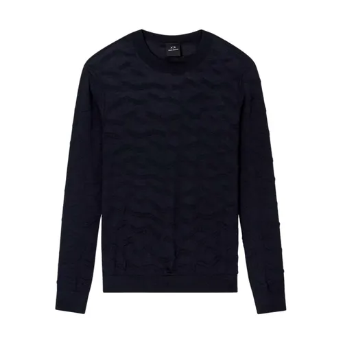 Knitwear > Round-neck Knitwear - - Armani Exchange - Modalova