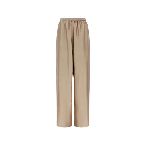 Jacquard Silk Twill Trouser - Ferragamo - Modalova