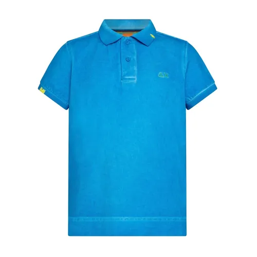 Sun68 - Tops > Polo Shirts - Blue - Sun68 - Modalova
