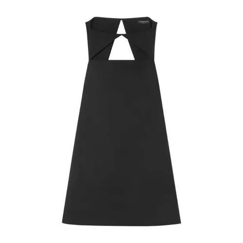 Minidress With Geometric Cut-Outs - Versace - Modalova