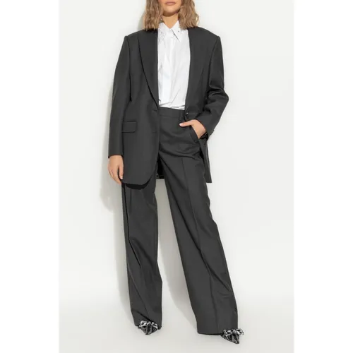 Wool blazer with single vent - Dolce & Gabbana - Modalova