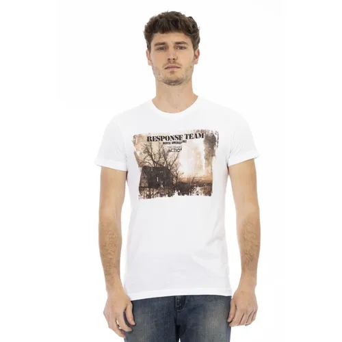 Casual Short Sleeve Round Neck T-Shirt - Trussardi - Modalova