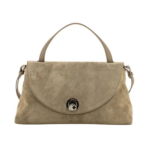 Suede Large Shoulder Bag - Coccinelle - Modalova