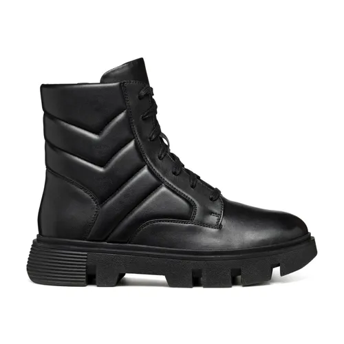 Schwarze Damen Stiefeletten - Geox - Modalova