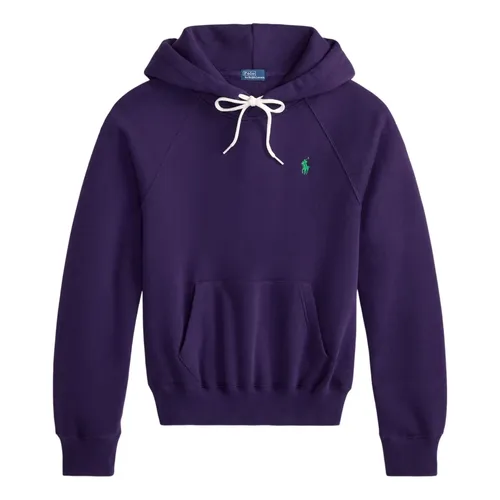 Lila Pullover mit Kapuze und Pony - Polo Ralph Lauren - Modalova