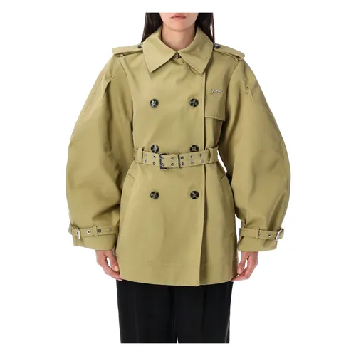 Coats > Trench Coats - - Ganni - Modalova