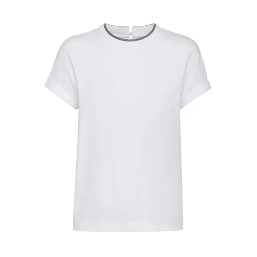 Tops > T-Shirts - - Brunello Cucinelli - Modalova
