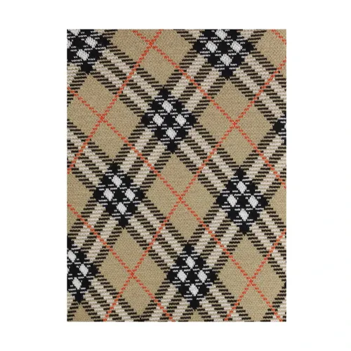 Check Miniskirt with Elastic Waist - Burberry - Modalova