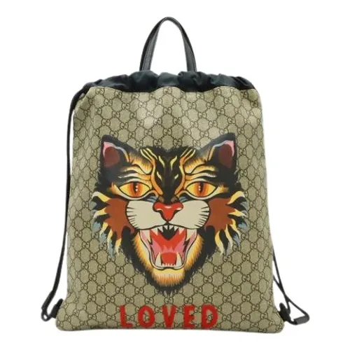 Pre-owned > Pre-owned Bags > Pre-owned Backpacks - - Gucci Vintage - Modalova