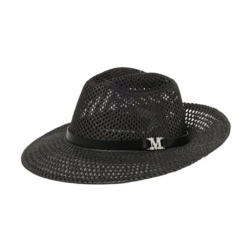 Eleganter Fedora Hut mit Lederband - Max Mara - Modalova