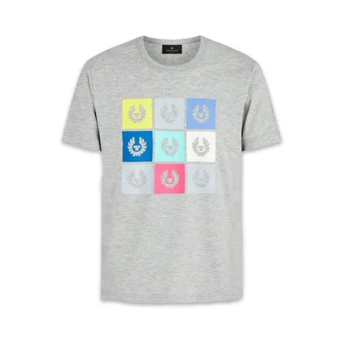 Iconic Design T-Shirt mit Farbigen Blöcken - Belstaff - Modalova