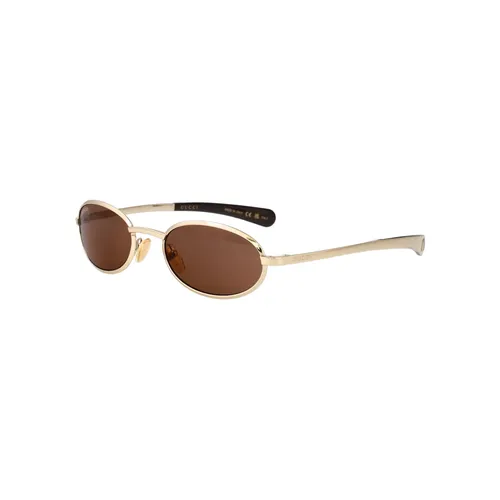 Oval Frame Sunglasses - Gucci - Modalova