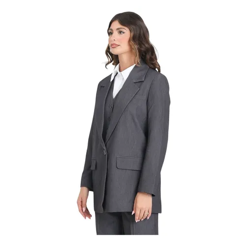 Only - Jackets > Blazers - Gray - Only - Modalova