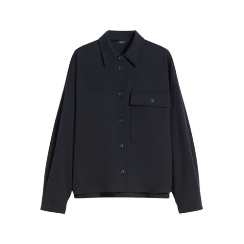 Cropped Jersey Hemd-inspirierte Jacke - Weekend Max Mara - Modalova