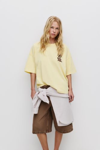 T-Shirt Palmier - Pull&Bear - Modalova