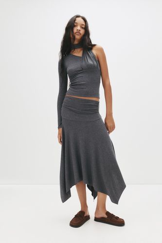 Jupe Midi Asymétrique Douce Au Toucher - Pull&Bear - Modalova