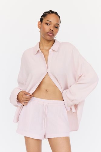 Short Oversize Texturé - Pull&Bear - Modalova