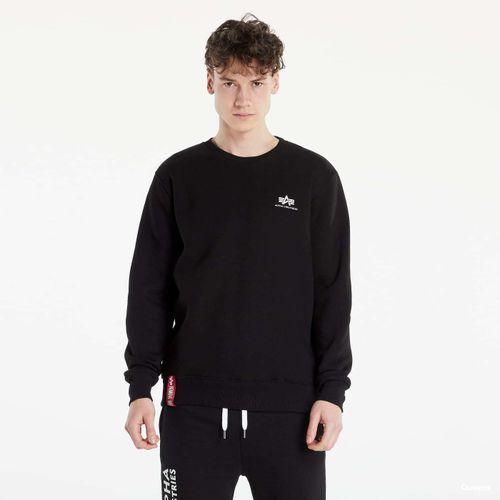 Felpa Basic Sweater Small Logo L - Alpha Industries - Modalova