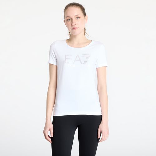 Maglietta Train Logo Series W Tee Ss M - EA7 Emporio Armani - Modalova