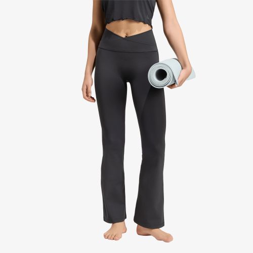 Leggings adidas 3-Stripes Studio All Me Flare X-Over Leggings L - adidas Performance - Modalova
