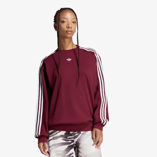 Felpa adidas Lace 3 Stripes Crew XS - adidas Originals - Modalova
