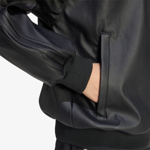 Giacca adidas Pleather SST Oversized Track Top / M - adidas Originals - Modalova