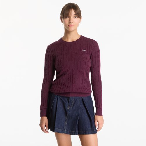 Maglione Stretch Cotton Cable C-Neck L - Gant - Modalova