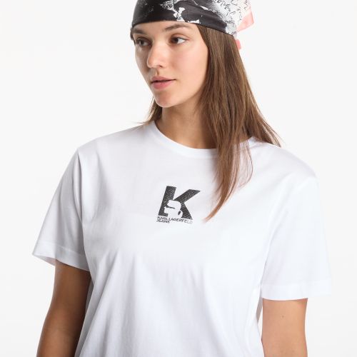 Maglietta Reg K Logo Tee M - Karl Lagerfeld Jeans - Modalova
