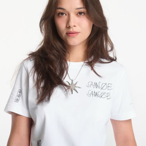Maglietta Sacamino Ss T-Shirt M - Samsøe Samsøe - Modalova