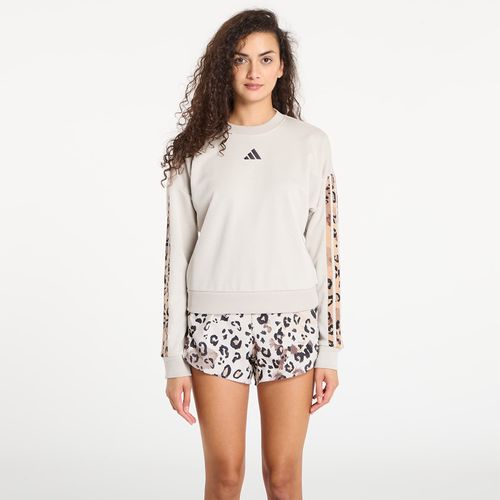 Sweatshirt adidas W Animal Print French Terry 3 Stripes Sweatshirt / S - adidas Performance - Modalova
