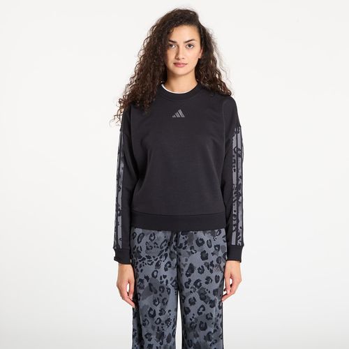 Sweatshirt adidas W Animal Print French Terry 3 Stripes Sweatshirt / XS - adidas Performance - Modalova