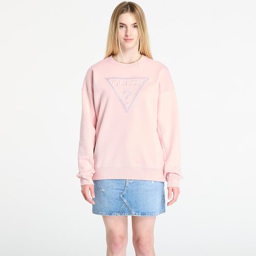 Sweatshirt Ls Triangle Glitter Sweatshirt S - GUESS - Modalova