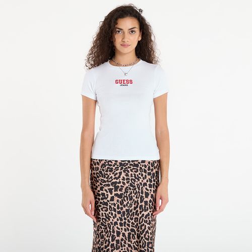 Maglietta Ss Cn Slim Rib Em M - Guess Jeans - Modalova