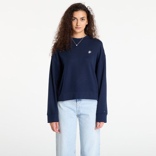 Felpa Script Pique Sweatshirt S - Tommy Hilfiger - Modalova