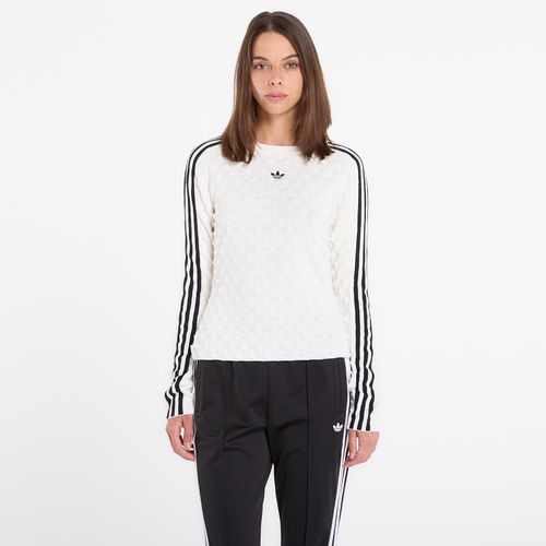Maglietta adidas Slim Solid Spike Knit Sweatshirt L - adidas Originals - Modalova