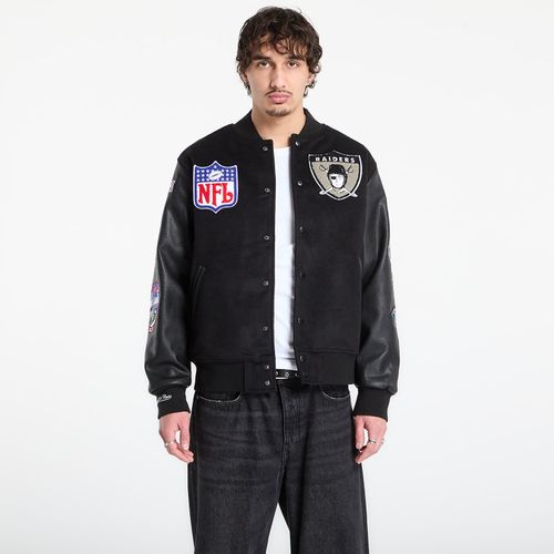 Giacca NFL Blackout Collection Varsity Jacket Oakland Raiders XL - Mitchell & Ness - Modalova