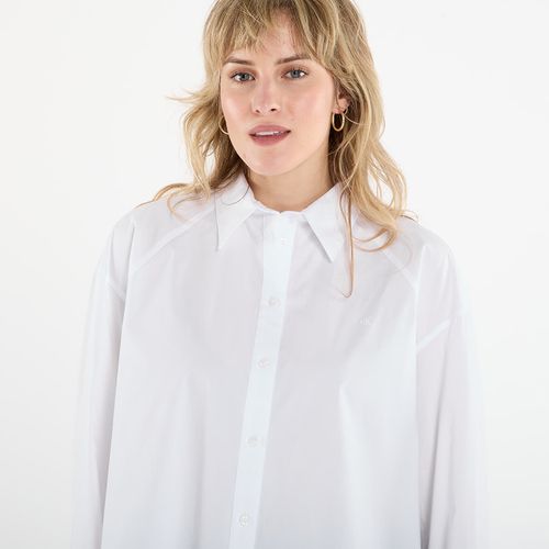 Camicia Jeans Solid Boxy Cropped Shirt M - Calvin Klein - Modalova