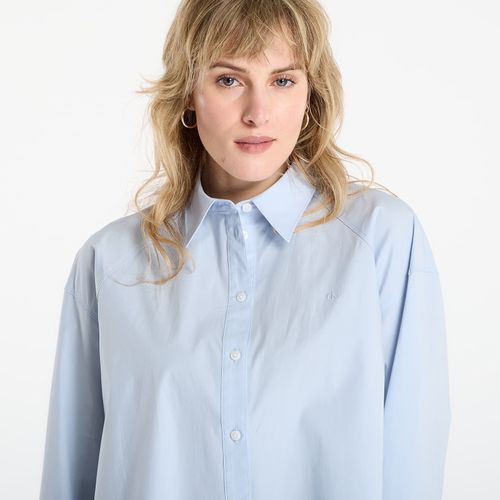 Camicia Jeans Solid Boxy Cropped Shirt M - Calvin Klein - Modalova