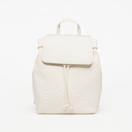 Zaino Back Half Logo Luena Mini Ecru Backpack Universal - Desigual - Modalova