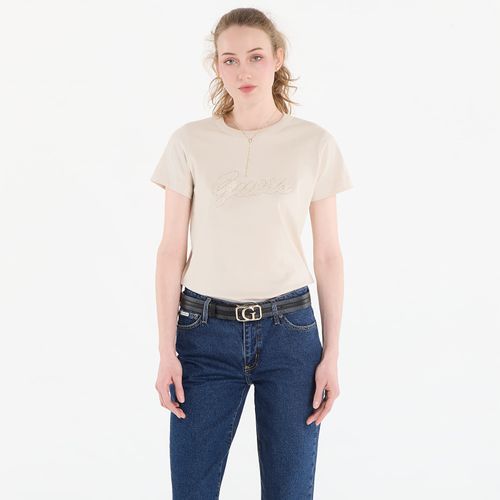 Maglietta Ss Cn 3D Script Tee XS - GUESS - Modalova
