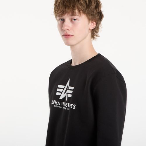 Felpa Basic Hoody Small Logo II M - Alpha Industries - Modalova