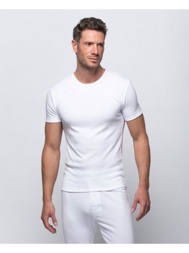 Camiseta térmica hombre manga corta blanco L - Abanderado - Modalova