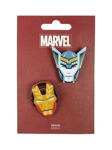 Lote de 2 broches decorativos multicolor 000 - Avengers - Modalova