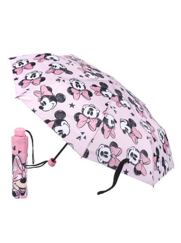 Paraguas plegable de niña estampado rosa 12 - Minnie mouse - Modalova
