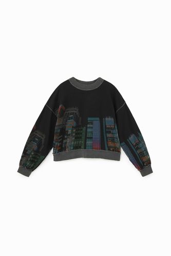 Short printed sweatshirt - - S - Desigual - Modalova