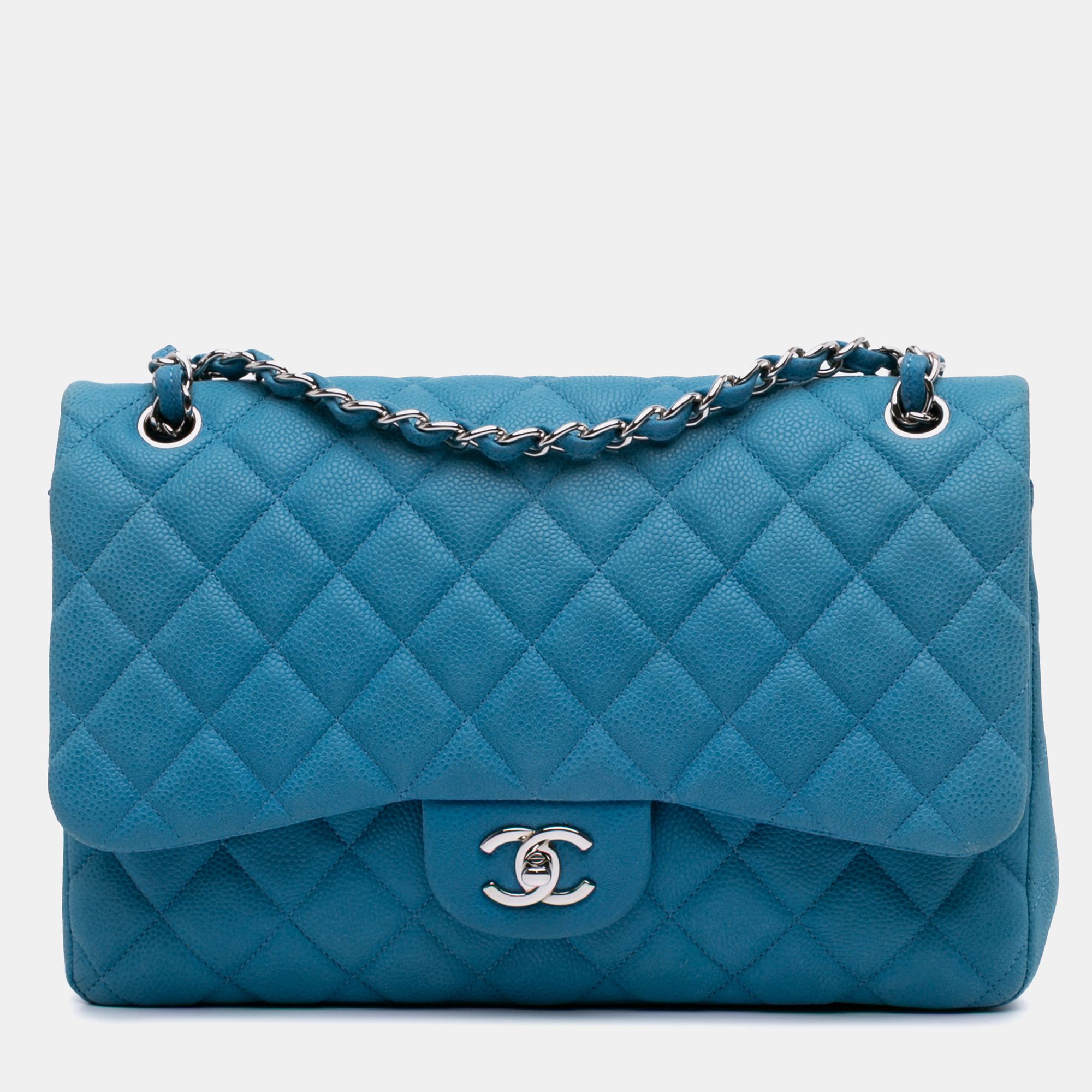 Jumbo Classic Caviar Double Flap - Chanel - Modalova