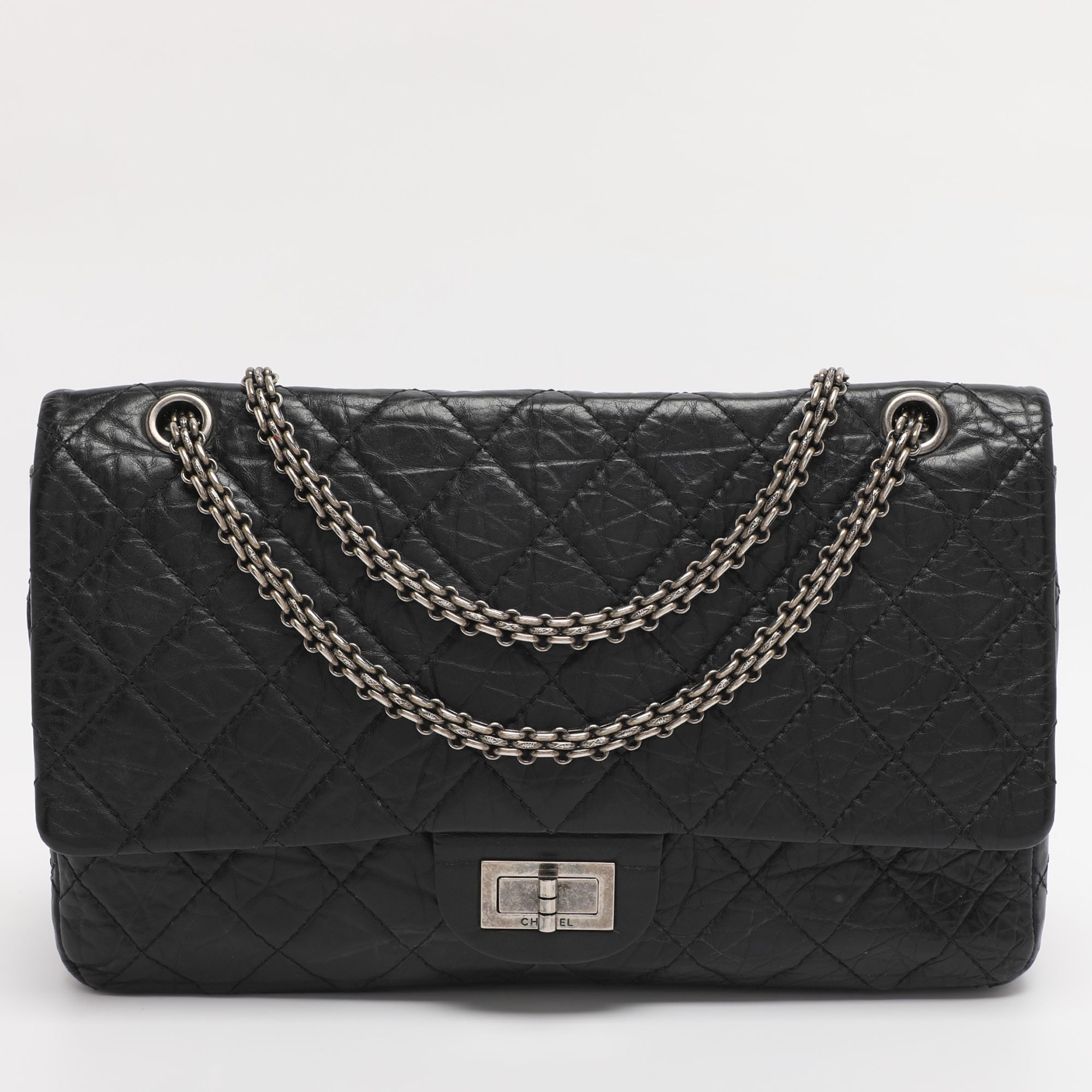 Quilted Aged Leather Classic 227 Reissue 2.55 Flap Bag - Chanel - Modalova