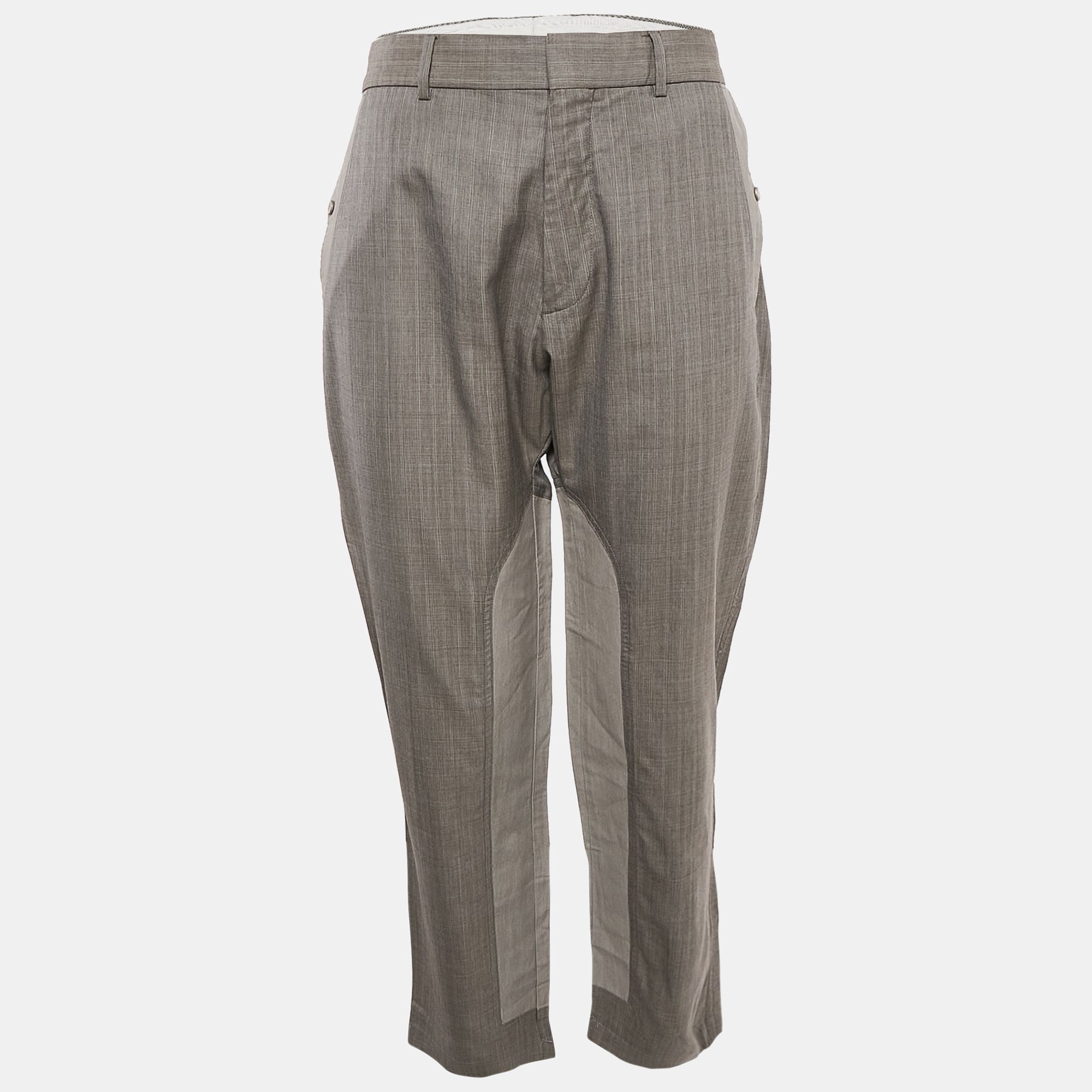 Stripe Wool Blend Trousers L - Louis Vuitton - Modalova