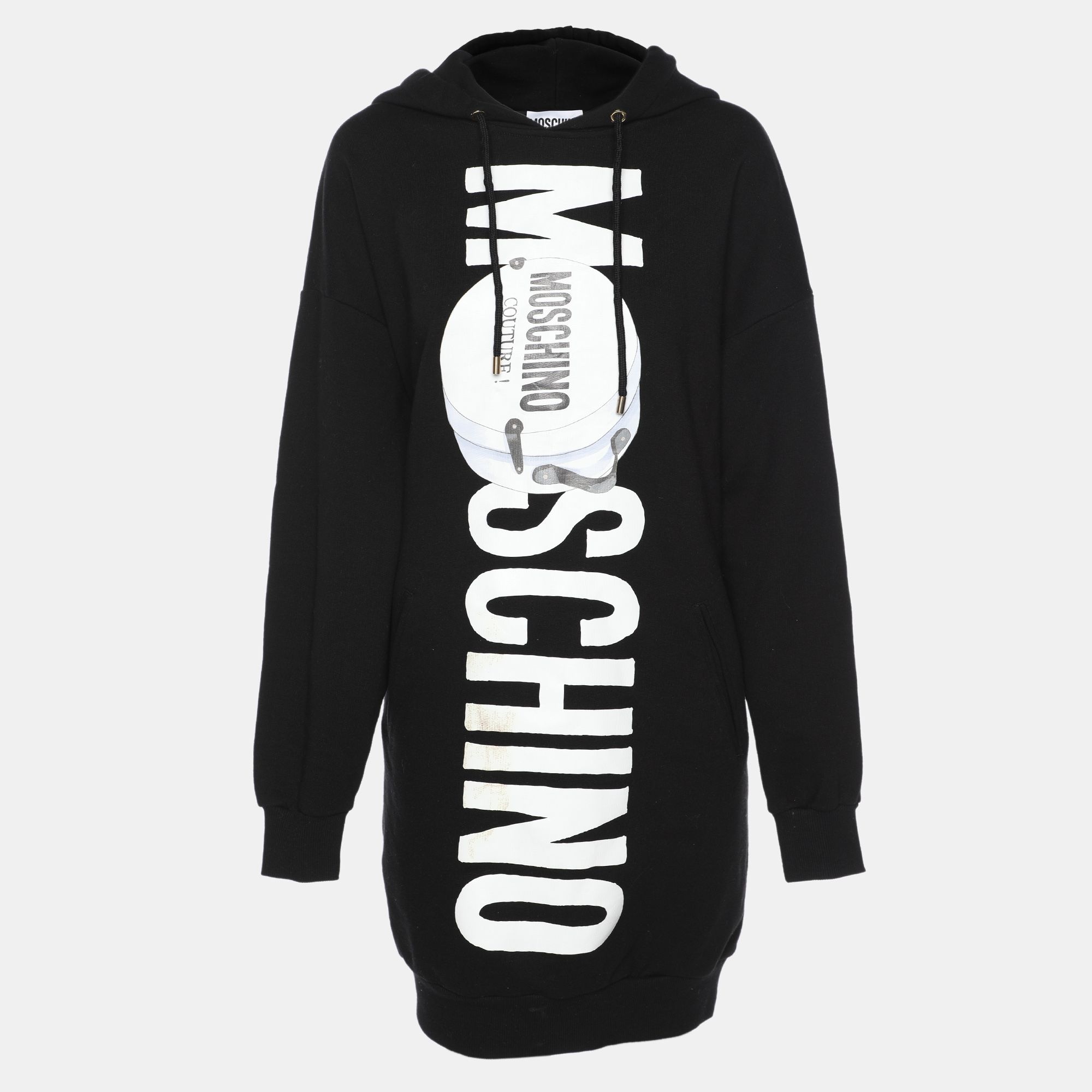 Cotton Logo Printed Sweatshirt S - Moschino Couture - Modalova